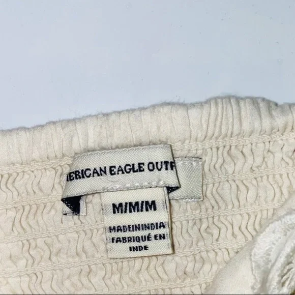 100% cotton eyelet lace bralette American Eagle, adjustable straps, vintage look - Picture 7 of 12